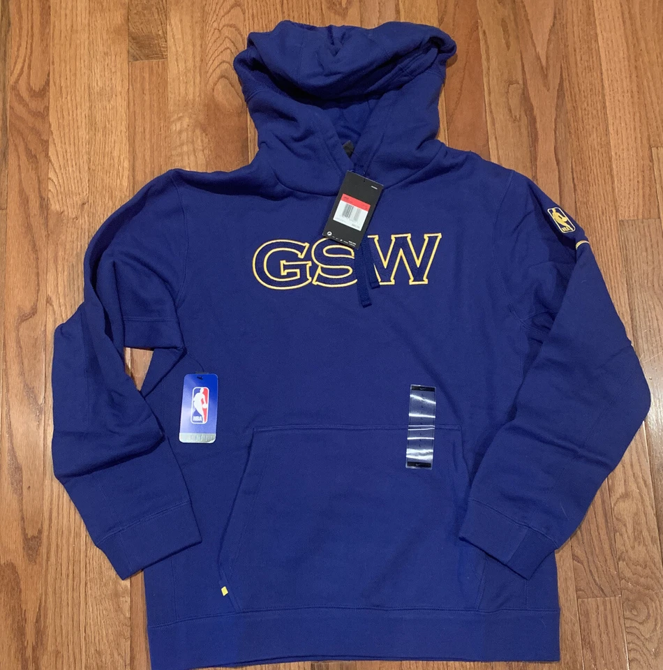 Sudadera con capucha grande de felpa francesa Nike Courtside de Golden State Warriors para hombre nueva con etiquetas $90 Foto 1 de 1