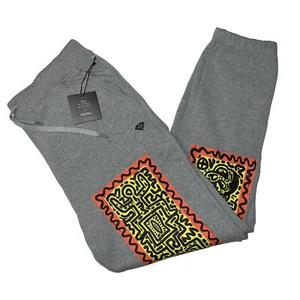 Diamond Supply Co x Disney Mickey Mouse x Keith Haring Sweat Pants Men Size L 34 - Picture 1 of 5