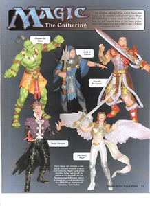 Figuras de acción 2002 juguete impresión anuncio arte - Magic The Gathering Sengir Kamahl Erhnam - Imagen 1 de 4