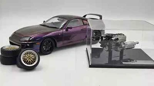 WHELART 1/18 Toyota Supra A80 Full-open type Midnight Purple Diecast Model Car - Picture 1 of 9