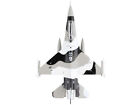 General Dynamics F-16 Fighting Falcon Fighter Aircraft Arctic Camouflage "Uni...