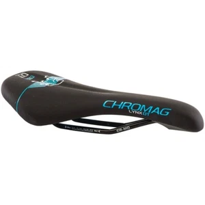 CHROMAG LYNX DT RAILED SADDLE BLACK/BLUE SEAT - Picture 1 of 1