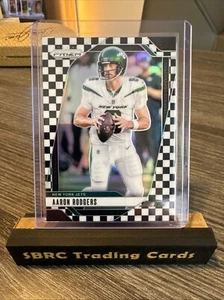 2024 Panini Prizm - Black & White Checker Prizm #222 Aaron Rodgers - Picture 1 of 2