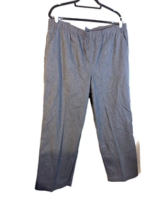 White Stage 2XL petite 38/30 women's pant gray NWT - Picture 1 of 7