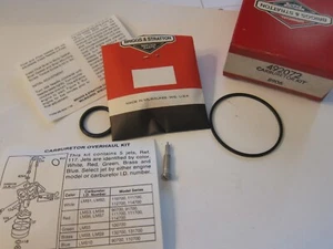 NOS Genuine Briggs & Stratton Carburetor Repair Kit 492072 USA - Picture 1 of 1