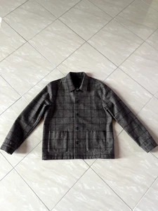 2588 Saks Fifth Avenue checked wool-blend jacket size Medium - Picture 1 of 4