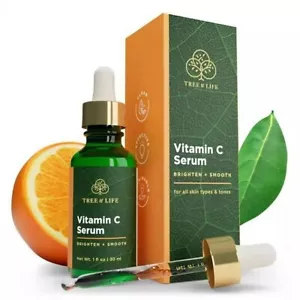 Tree of Life Vitamin C Face Serum for Dry and Sensitive Skin, 1oz. - Picture 1 of 5