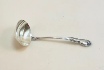 Gorham Melrose Cucharón Crema Plata Esterlina - 5 3/8" - Sin Monograma Foto 1 de 3