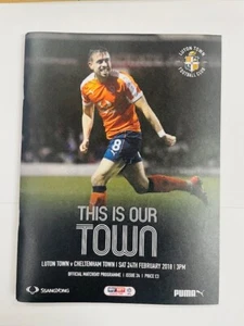 2017/18 LUTON TOWN V CHELTENHAM TOWN 24-02-2018 LEAGUE 2 - Picture 1 of 1