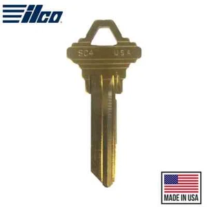 Key Blanks for Locksmith / 10 Schlage SC4 1145A / Brass / Made in USA by Ilco - Picture 1 of 1