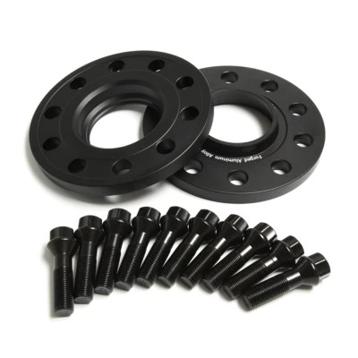 Espaciador de rueda de aluminio para aviones de 10 mm 2 piezas para BMW 320i, 328i, 335i, 4228i, 435i, 440i, M3 Foto 1 de 4
