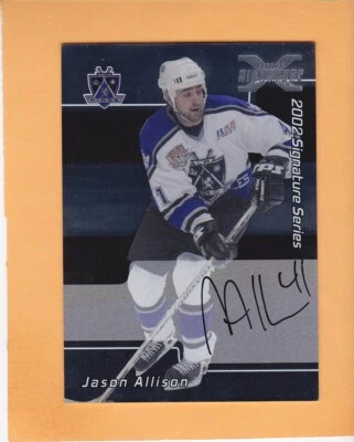 JASON ALLISON 2002-03 BAP SIGNATURE SERIES BUY BACK SP AUTO #LJAL KINGS NM-MT A1 - Image 1 of 2