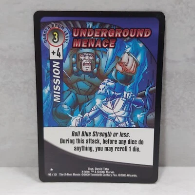 Marvel X-Men #40 Mission Underground Menace Trading Card WOTC 2000 TCG CCG - Image 1 of 4