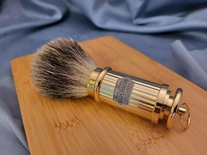 PINCEL DE AFEITAR - ORIGINAL Exclusivo HANS BAIER - PELO DE TECHO PURO - ¡NUEVO! - Imagen 1 de 7