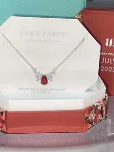Bomb Party July 2023 "My path is Clear" RBP 6240 LC Ruby Fused W Genuine Quartz - Picture 1 of 3