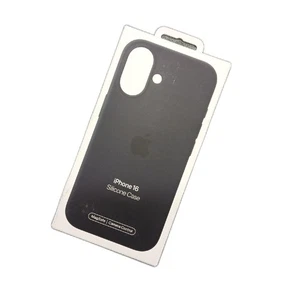 Apple iPhone 16 Silikon Case MagSafe Schwarz Cases Wireless Accessoires - Bild 1 von 3