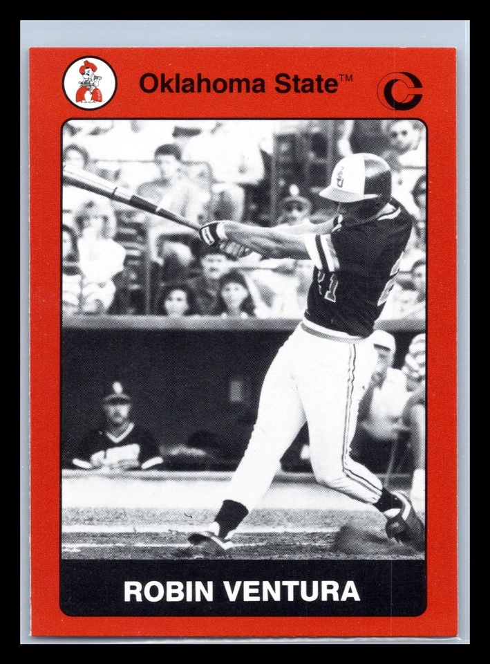 1991 Collegiate Collection Oklahoma State Cowboys #4 Robin Ventura OSU - Image 1 of 2