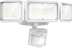 Battery Powered LED Flood Light Outdoor,1500Lm Motion Sensor Security Lights, IP - Picture 1 of 9