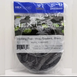 Chemical Guys Hex-Logic Black 5" Extra Soft Finishing Pad Hook & Loop 106HEX5 - Picture 1 of 3