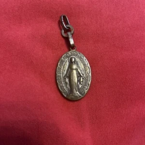 Antique Miraculous Medal. Holy/ Catholic/ Religious. Large In Size - Picture 1 of 5