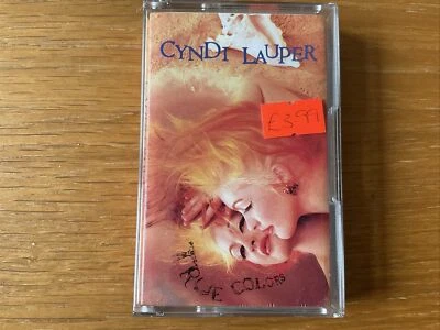 Cyndi Lauper. True Colors Cassette Tape Paper Label Portrait 40-26948 - Image 1 of 4