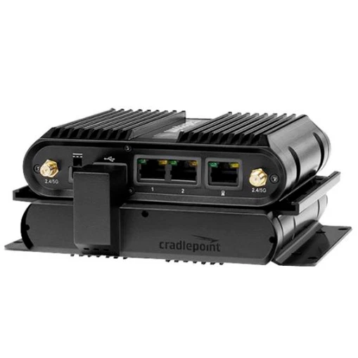 CRADLEPOINT IBR1100LPE-VZ 3G/4G/LTE RUGGEDIZED ROUTER w/DUAL-MODEM DOCK *C14 - Image 1 of 4