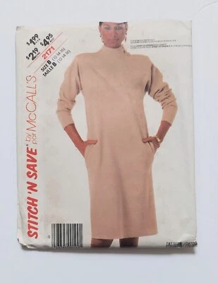 Stitch n Save By McCall's Pattern 2171 Misses Stretch Knit Dress Sizes 12 14 16 - Image 1 of 4
