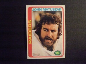 1978 Topps Football Raiders John Matuszak Card # 439