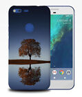 Case Cover For Google Pixel|lonely Autumn Tree By The Lake