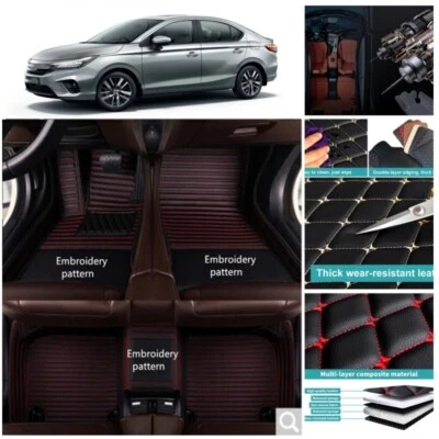 Alfombrillas para auto Honda City Clarity alfombras alfombras para todo tipo de clima alfombras de lujo Foto 1 de 4