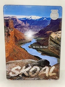SKOAL Vintage Metal Sign 1990 "My Time My Skoal" 12" x 15 3/4" - Picture 1 of 6