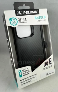 Pelican Shield Series Apple iPhone 15 Pro Black MagSafe Compatible/Holster - Picture 1 of 4