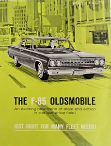 Folleto de datos de flota Oldsmobile F-85 1963 - Imagen 1 de 5