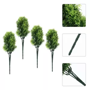 4 Pcs Flower Arrangement Fake Plant Garden Grass Artificial Bride Office - Picture 1 of 12