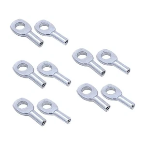 10 Pieces Steel Wire Rope Eyelets Gym Machine Cable Exercise Machine Terminal... - Picture 1 of 6