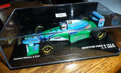 1/43 MINICHAMP PAULS MODEL ART BENETTON FORD 193 J.J LEHTO LIMITED EDITION 3,333 - Image 1 of 3