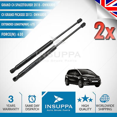 Tailgate Boot Gas Struts For Citroen C4 Grand Picasso 2 2013 On 9806879280 • 32.64€