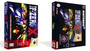 F Zero X N64 Game Case Box + Cover Art Work Only (No Game) - Picture 1 of 11