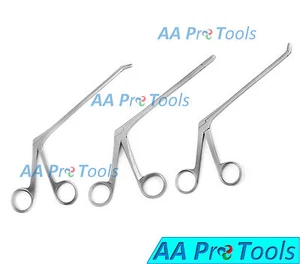 Juego de 3 rongeurs pituitarios de empuje de 6" 5 mm (recto, arriba, abajo) instrumentos de ent - Imagen 1 de 3