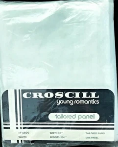 Croscill Young Romantics Tailored Panel 60" W 84" L TP8800 Sealed Drapes Curtain - Picture 1 of 3