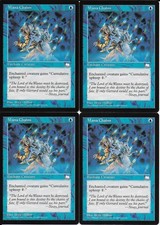 MTG: MANA CHAINS Weatherlight COMMON; played, Excellent condition x4