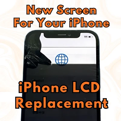 For iPhone Screen replacement X Xr Xs Xsmax 11 11Pro 11Promax 12 Repair Service - Image 1 of 4