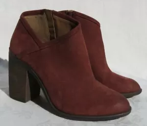 LUCKY BRAND Sable Nubukleder SALZA Bootie Stiefeletten Schuhe US 8,5 EUR 38,5 - Bild 1 von 8