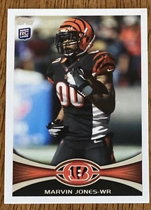 2012 Topps Football MARVIN JONES RC #202 Bengals - Foto 1 di 2