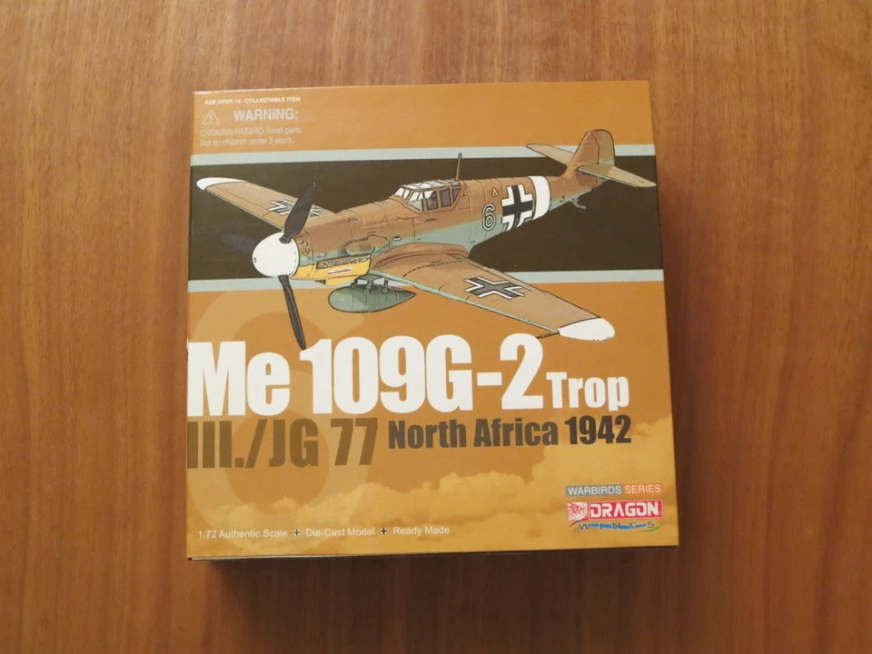 Dragon Wings 50087 1 72 Me 109g-2 Trop North Africa 1942 OOP & MINT