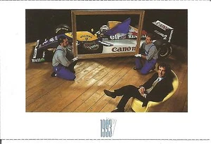 Rare Postcard Renault Formula 1 Williams - Picture 1 of 1