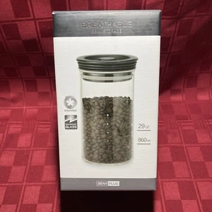 BeanPlus Dichtkaraffe Two-in-One atmungsaktiver Deckel 29oz - Neu - Bild 1 von 7