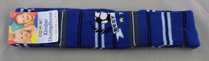 Pocopiano Kinder Strumpfhose, blau mit muster, 134-146 9-10 Jahre, Neu - Bild 1 von 5