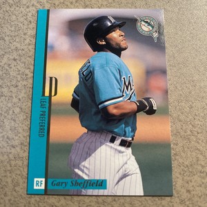 GARY SHEFFIELD  1996 Leaf Preferred Gold PRESS PROOF