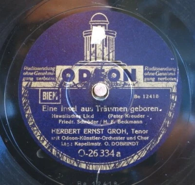 Herbert Ernst Groh 78 / Eine Insel Aus Träumen Geboren & San Remo! (63-1023-VH) - Bild 1 von 2